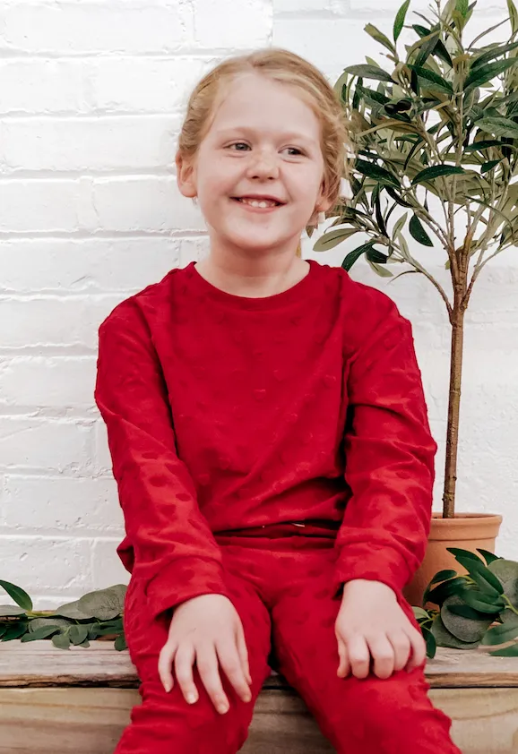 Annie Top in Crimson