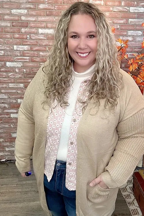 Frankie - Crop Floral Button Down - Pink