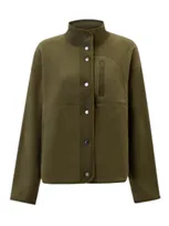Jacket  Snap / Zipper Pocket Soft Fleece Women's Cypress   24F35-CYP