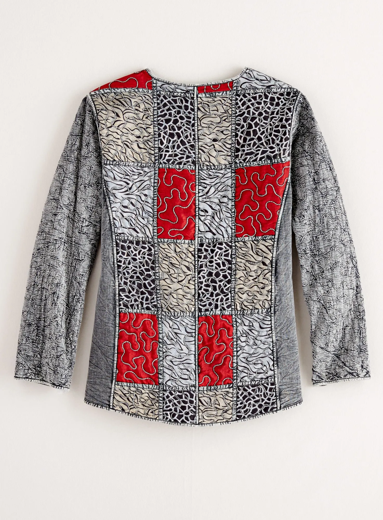 Reversible River Top-stitched Jacket