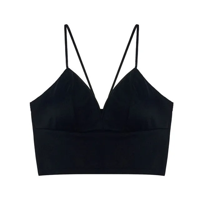 Satin Crop Top Camisole